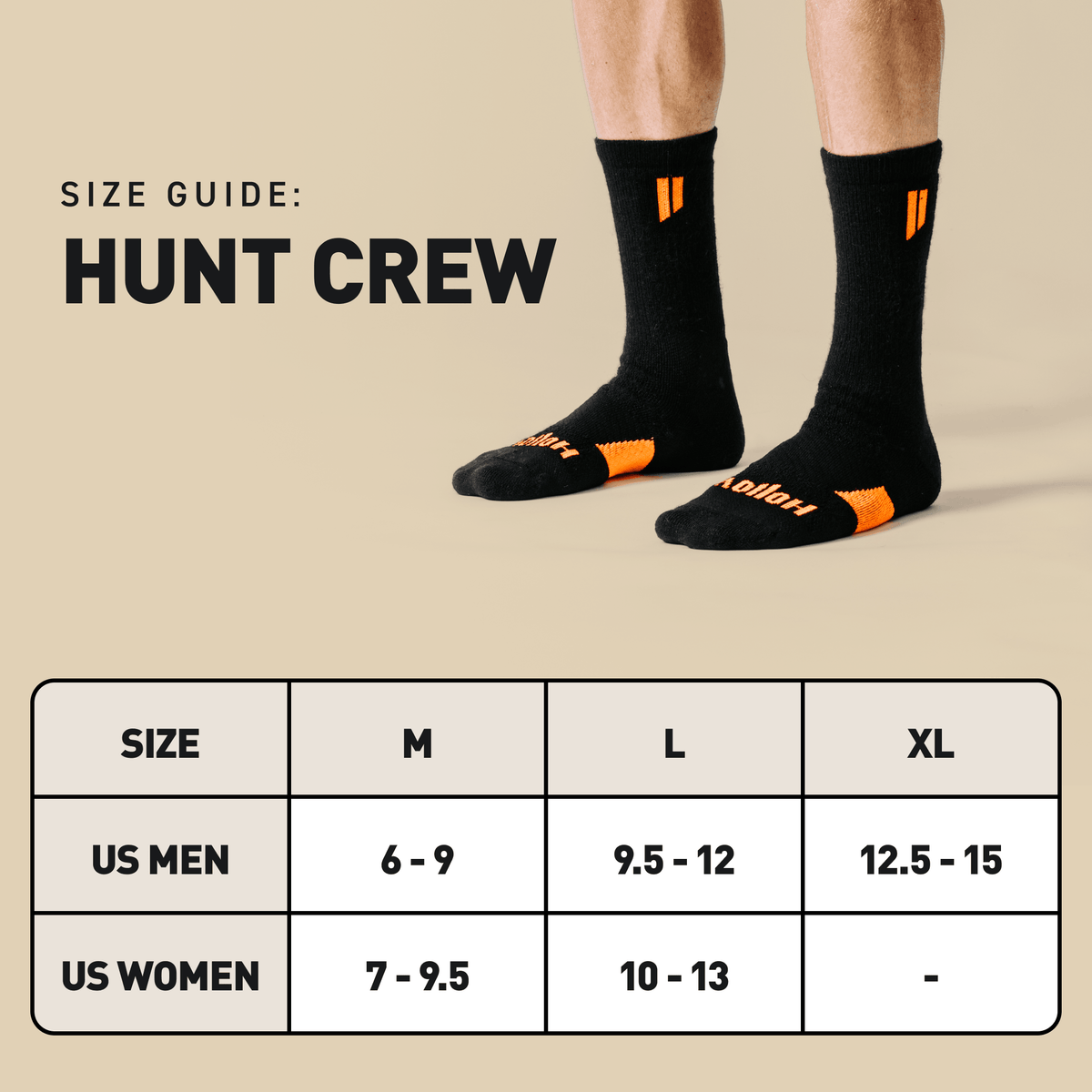 Hunt Crew Socks